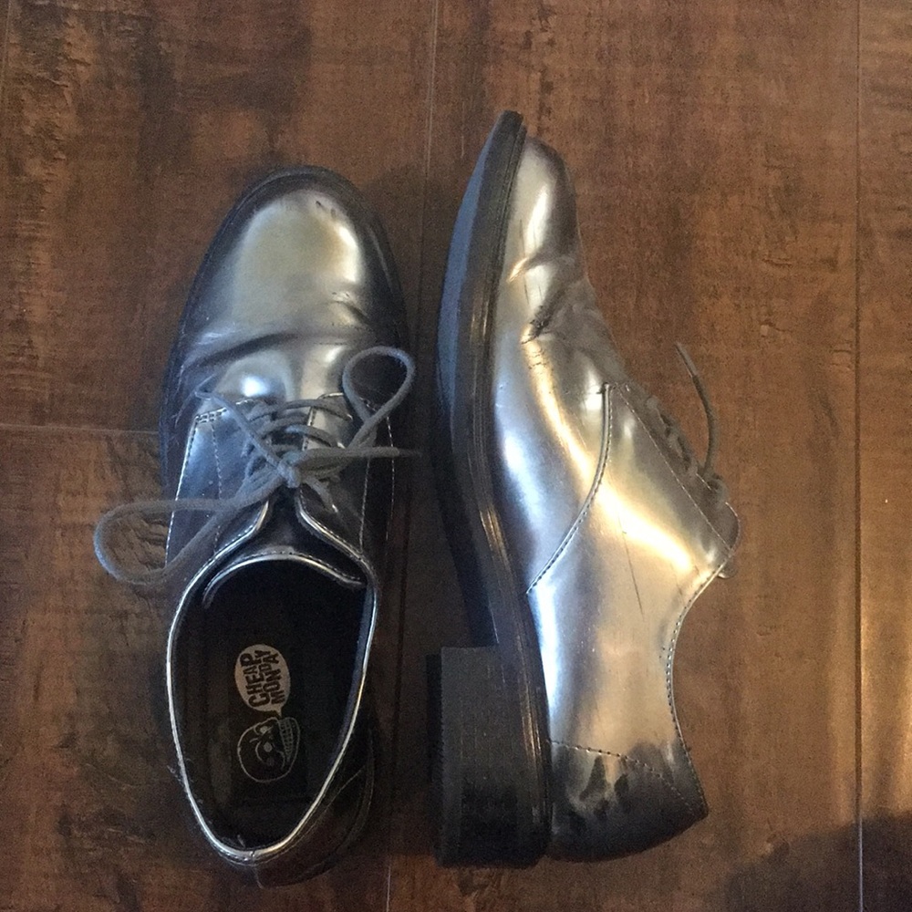 Cheap Monday metallic oxfords